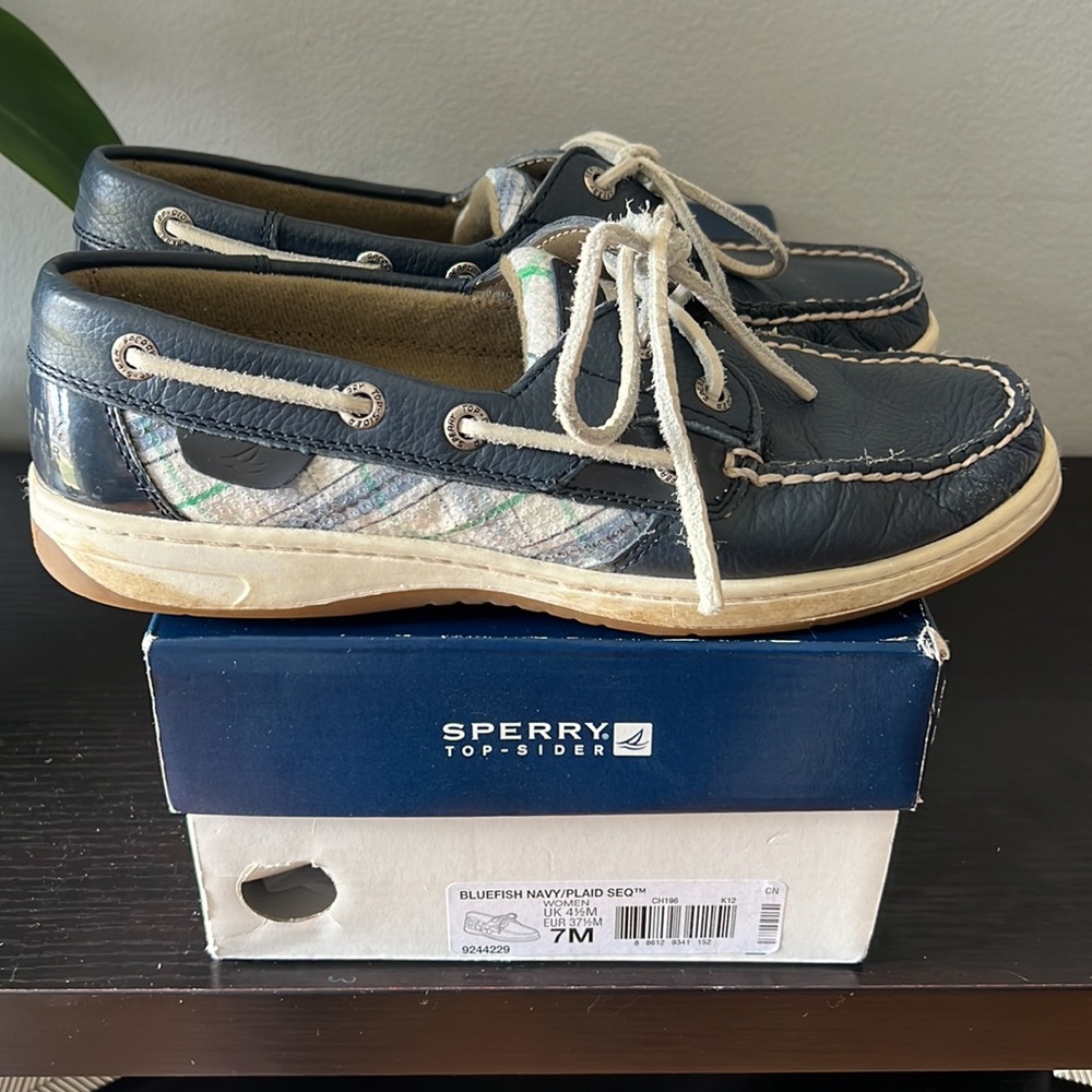 Sperry Top-Sider Bluefish Navy/Seq - Picture 2 of 9